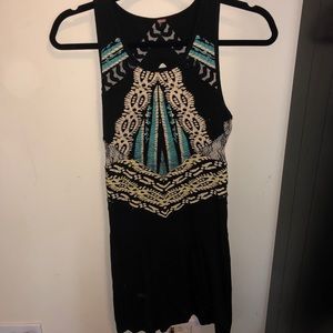 FREE PEOPLE  open back dress